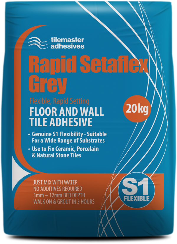 Rapid Setaflex Grey-Bag-Image Superceramics-Wetherby Knaresborough